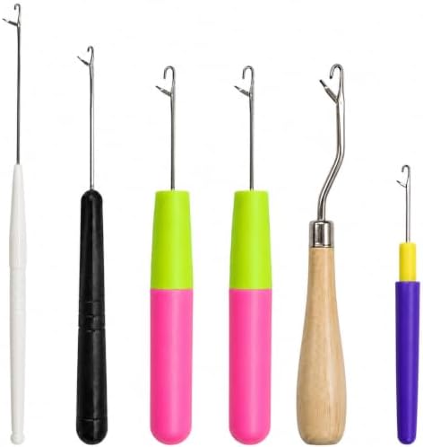 Crochet Hooks Set of 6, Multiple Hook Styles