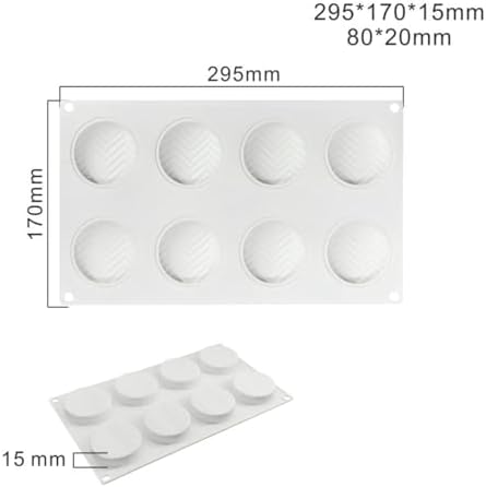 Silicone Mold for Baking Cakes,Soap Molds,Flower Shape Silicone Molds for Homemade French Dessert Mold for Pastry Chocolate,Jelly Chocolate Mold ＆ Ice Cube Tray (E_ Leaf Geometry)
