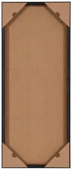 Kate and Laurel Sylvie Blank Framed Canvas Wall Art, 18x40 Gold Beaded, Vintage Modern Empty Canvas for Paint-Your-Own Art, Ready to Paint Premium Canvas Already Framed