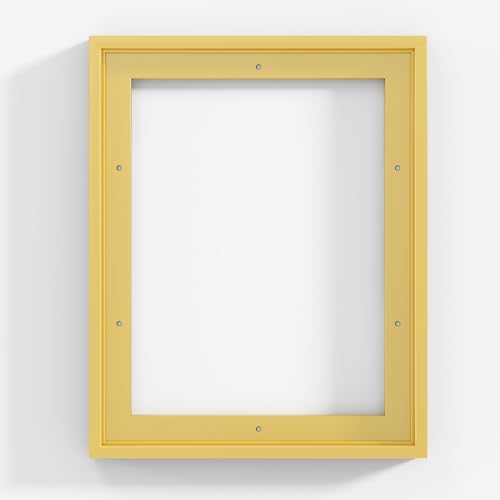 Venusmiles Canvas Frame 11x14 Frame for Canvas Painting Floating for 1" Deep, Floater for Canvas Artist Panel Oil Painting Wall Art Décor, Vertical or Horizontal Picture Wall Decor, Gold