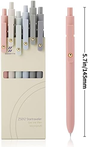 Ddaowanx Pens Set,24 Pcs 0.5mm Quick Dry Black Ink Rollerball Gel Pens | Fine Point Smooth Writing Pens for Journaling,Cute Office School Supplies,Gifts for Women