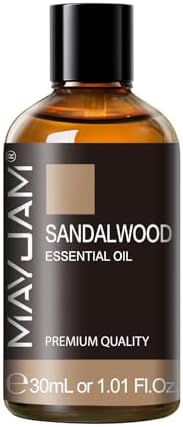 MAYJAM Sandalwood Essential Oil for Diffuser Soap Candle Making, 1.01fl.oz