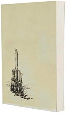LayFlat Sketchbook - 3.75 x 5.3 Inches - Seagull Blank Note Book, 64 Sheets, Thick 100gsm Paper, for Drawing, Sketching, and journaling