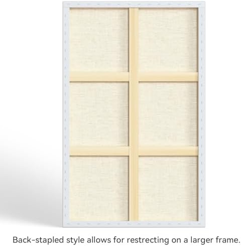 PHOENIX 30x48 Inch 2 Pack Gallery Canvas - 1.5 in Thick Extra Large Canvases for Painting - Deep Edge 100% Cotton 11 Oz. Gesso Primed White Blank Professional Canvas Oil & Acrylic Paints