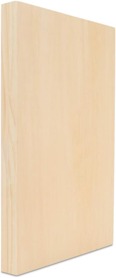 Wood Canvas 12 x 18 x 1-1/2-inch, Wooden Sign Blanks with Frame, Wood Cradled Panels for Crafts & Home Decor, by Woodpeckers