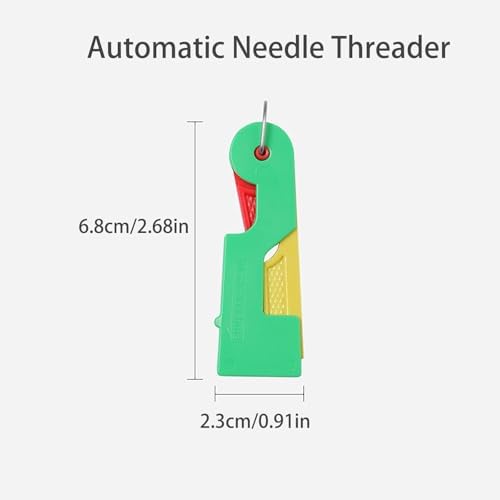 Automatic Needle Threader, 11 Pcs Sewing Needle Threaders Automatic Needle Threading Device for Sewing Embroidery Cross Stitch Craft Stitching Knitting Quilting.