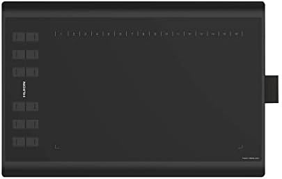 HUION Inspiroy H1060P Graphics Drawing Tablet, 10 x 6.25 in, 12+16 Hot Keys