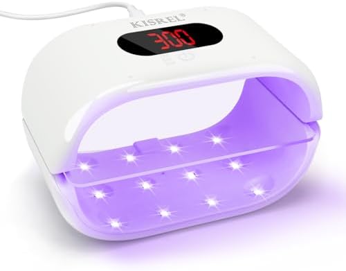 KISREL UV Light Resin,Plug-in Non-Rechargeable 2-in-1 UV Curing Lamp