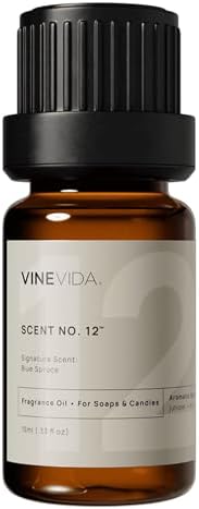 VINEVIDA [0.33oz] Scent No.12 Fragrance Oil for Candle Making and Soap Making - Premium Candle Scents for Soy Candles