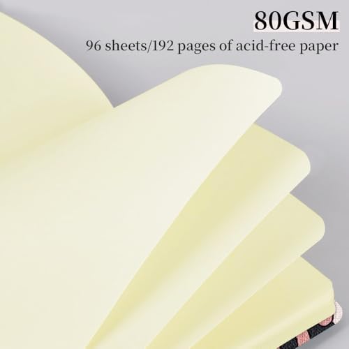 5x5 Sketchbook,Pocket Hardcover Notebooks,Sketch Books for Drawing Writing