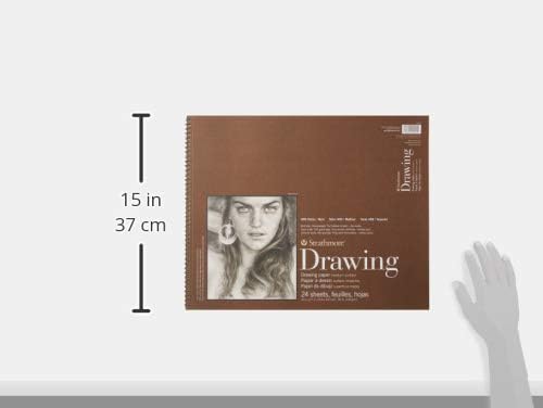 Strathmore (400-7 400 Series Drawing Pad, 14"x17", Ivory/Cream