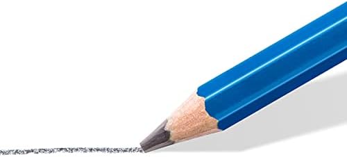 STAEDTLER Mars Lumograph 6B Graphite Art Drawing Pencil, Soft, Break-Resistant Bonded Lead, 12 Pack, 100-6B, Grey