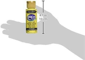 DecoArt DA330-3 Americana Acylic Matte Finish Paints, Chartreuse Yellow