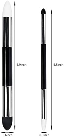 Detail Blending Sponge Pen Washable Dual Tip Sketching Wipe Pen Artist Blending Brush Drawing Sketch Drawing Art Blenders Tool for Artist Student Charcoal Powder Drawing Correcting Smudge Smear