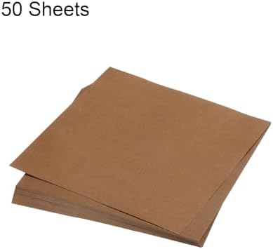 MECCANIXITY 50 Sheets Origami Paper Double Sided Light Brown 6x6 Inch Square Sheet for Art Craft Project, Beginners, Gifts Decor