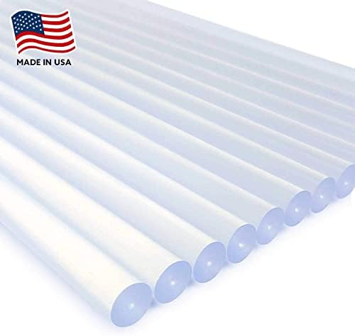 AdTech Crystal Clear Hot Glue Sticks, 10 Inch Full Size | Multi-Temperature, Quick Bonding for Crafting, Scrapbooking & DIY Projects | Fits All Full-Size Glue Guns | Made in the USA