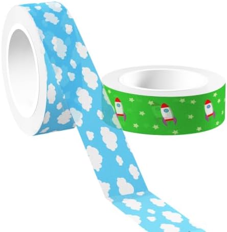 12 Rolls Cartoon Toy Washi Tape Set 15mm x 5m Decorative Masking Tapes Pack