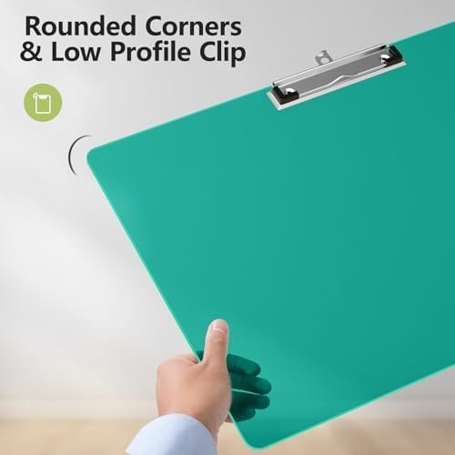 Extra Large Clipboard, 11 x 17 Green Plastic Drawing Board