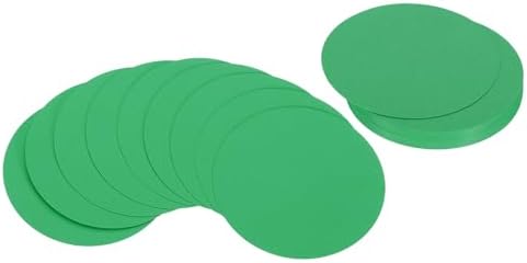 PATIKIL 4inch Circle Card Stock, 36Pcs Round Shape Cutouts Paper Thick Cardstock Coaster for DIY Craft Projects Classroom Bulletin Board Decor, Dark Green