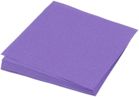 MECCANIXITY 50 Sheet Origami Paper Double Sided Deep Purple 3x3 Inch Square Sheet for Art Craft Project, Beginners, Gifts Decor
