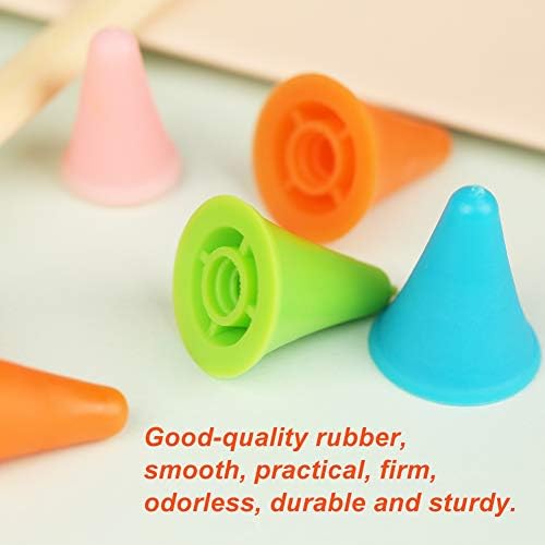 JNENERY 20PCS Knitting Needles Point Protectors, 2 Sizes Needle Stoppers