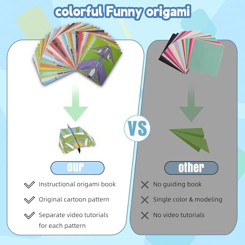 Paper Airplane Kit, Origami Kit for Kids Ages 8-12