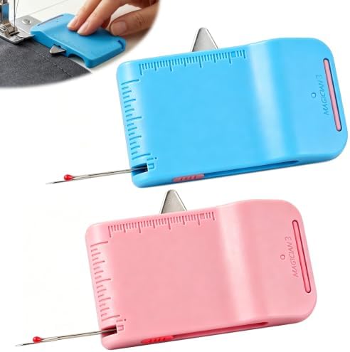2 Pack Magnetic Seam Guide for Sewing Machine Sleeve Tool