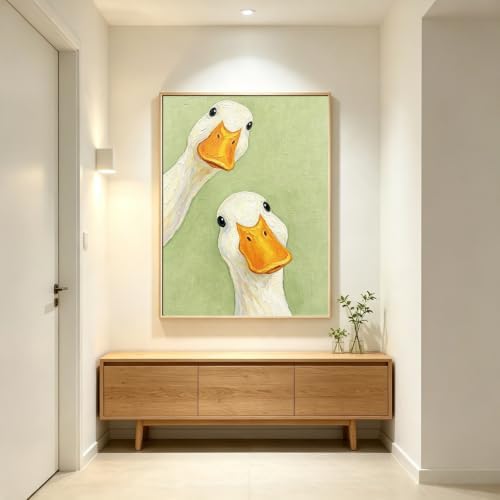 CSZPPQAF Duck Diamond Painting Kits for Adults, Animal Cartoon Diamond Art