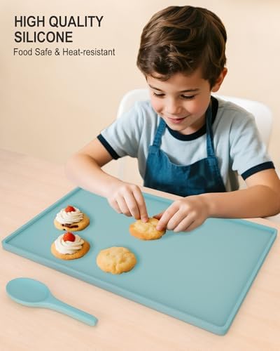 Silicone Art Mat for Crafts, 16" x 24" Waterproof Non-Slip Painting Mat