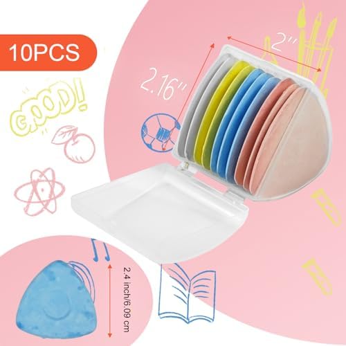 Tailors Chalk Sewing Tailor's Fabric Marker Chalk for Quilting,Sewing Supplies Accessories (10Pcs)