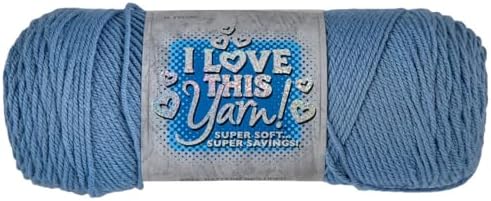 Hobby Lobby I Love This Yarn, 100% Acrylic, 96 Stonewash, Set of 2