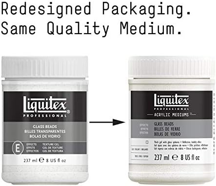 Liquitex Professional Effects Medium, 237ml (8-oz), Glass Beads (Pack of 2)