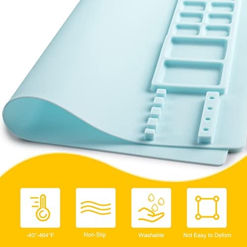 Silicone Art Mat with Cup, Painting Mat for Crafts Resin Casting