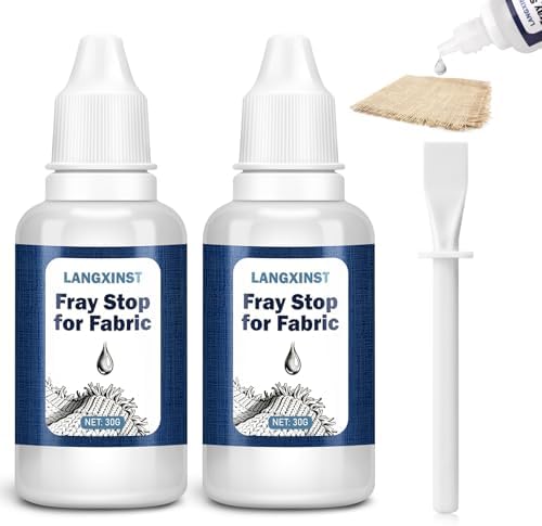 Fray Check for Fabric Clear, Washable Fabric Edge Sealer for Sewing