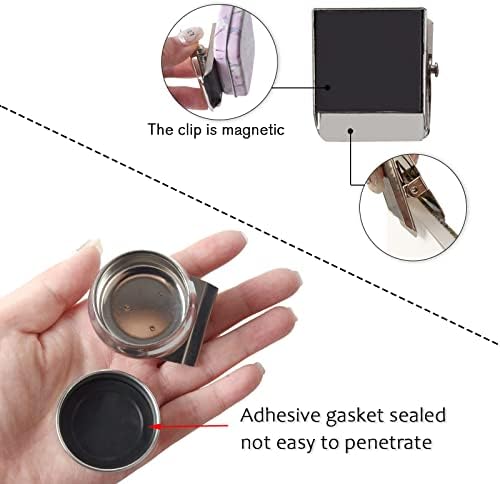 Portable Travel Watercolor Palette, Mini Metal Tin Box,12-Well Empty Tins