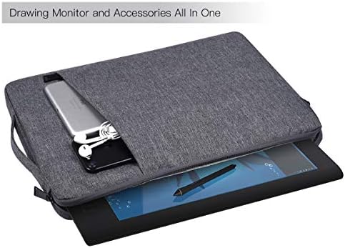 Drawing Carrying Tablet Sleeve Case for Xp-Pen Artist12 / Artist 13.3 Pro 13.3 Inch,VEIKK A15, Compatible with Wacom Cintiq 13HD Bag(Space Grey)