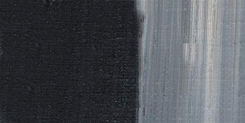 Lukas Studio Artist Oil Color Paints - High-pigment oil paint made with natural binder for artist, painting, & more! - [Ivory Black - 2 Liter]