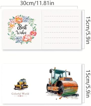 DDGYP DIY Diamond Art Kits for Adults, Greeting Cards for Holiday Birthday