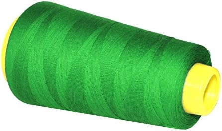 Mandala Crafts Green Mercerized Cotton Thread Cones for Sewing Quilting