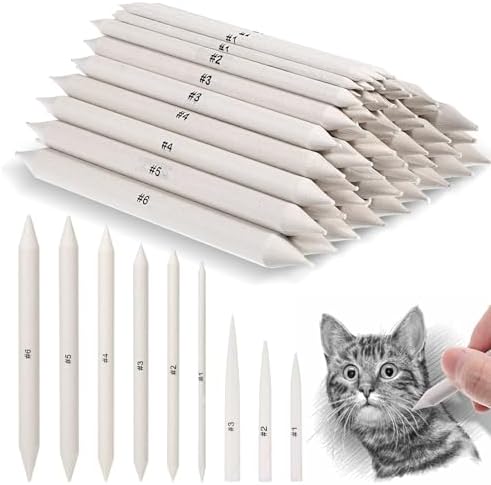 108 PCS Blending Stumps and Tortillions Blending Sticks