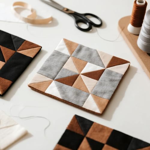 Aubliss 8pcs Fat Quarter Fabric Bundles (100% Cotton - 20'' x 20'')
