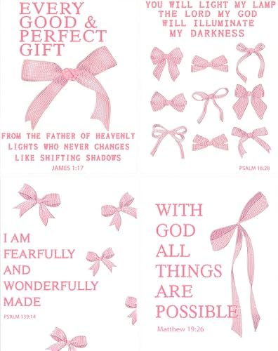 4 Pack Pink Diamond Art Kits for Adults Diamond Painting Kit for Beginner
