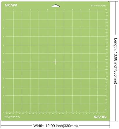 Replacement Cutting Mat for Cricut Maker 3/Maker/Explore 3/Air 2/Air/One (12x12 inch 3pack-Standard、Light、Strong) Adhesive&Sticky Non-Slip Flexible Square Gridded Cut Mats Set