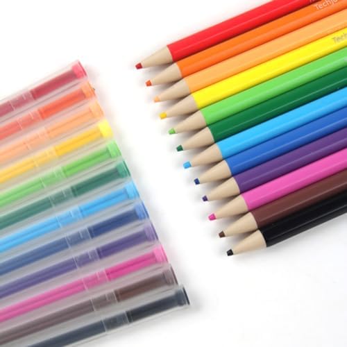 Mechanical Colored Pencil 2.6mm 12pcs with 24pcs Colored Leads
