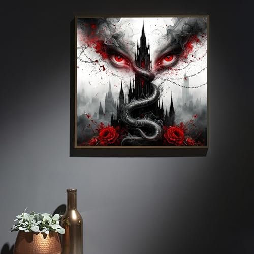 ILYUFO Diamond Art Kits for Adults Castle DIY Diamond Painting