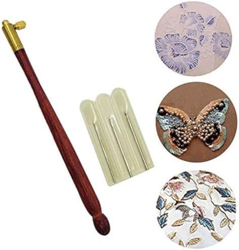 Tambour Hook with 3 Needles 70 100 120 Embroidery Beading Crochet Tools Kit