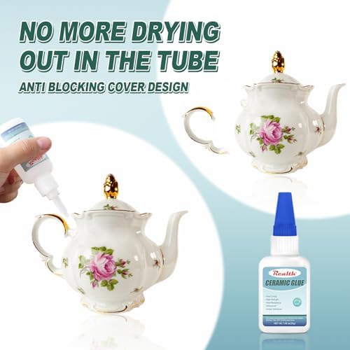 Waterproof Ceramic Glue 30g 2 Pack Instant Drying Heat-Resistant Waterproof