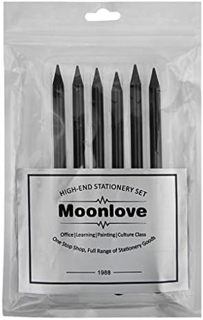 6 PCS Professional Woodless Charcoal Pencil Artist Sketching Drawing Pencil Graphite Sketch Pencils Charcoal Sticks Art Pencil Set for Drawing Shading Sketching 6 Grades of Graphite HB 2B 4B 6B 8B EE