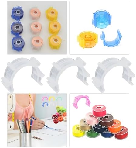 TIVTHINE Sewing Clips, Clear Plastic, 50 Pcs