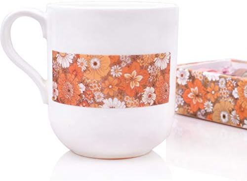 12 Rolls Fall Washi Tape Set, Autumn Leaf Floral Washi Tape